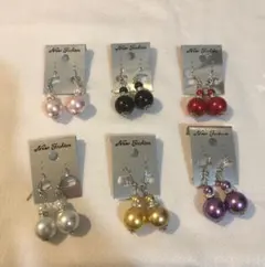 ファッションピアスFP-03 6個セット 新品