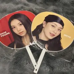 チェヨン　うちわ　セット TWICE チェヨン うちわカバー・うちわセット - メルカリ