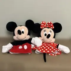 ディズニー ハンドパペット ミッキー＆ミニー 2体セット
