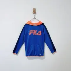 フィラキッズ　FILA ジャージ　フィラ　青　オレンジ 長袖　フーディー