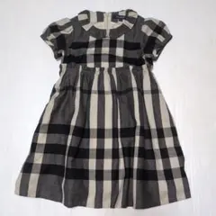110★バーバリー★パフ袖！チェック柄ワンピース★