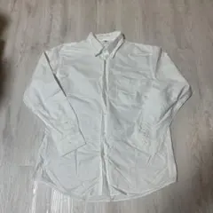 ユニクロ　ホワイト 長袖シャツ XL