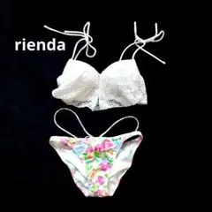 riendaレディース セパレート水着 ホワイトレース 花柄ボトムスのサムネイル
