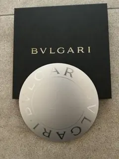 『未使用』BVLGARI ブルガリ　マウスパッド ダブルロゴ　シルバー 非売品