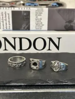 シルバーリングセット 3点
