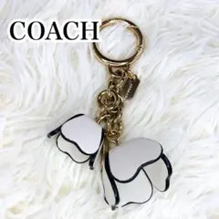 COACH コーチ ティーローズ バッグチャーム キーホルダー スタッズ