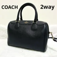 COACHコーチ ローアンサッチェル ミニボストンバッグ - メルカリ