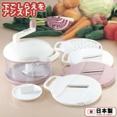 【レリップ】1台5役　みじん切り&野菜調理器　　スライサー・カッターのサムネイル