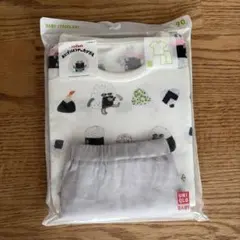 【新品】UNIQLO ユニクロ　パンどろぼう　おにぎりぼうや　半袖パジャマ　90