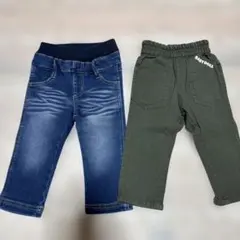 長ズボン　ボトムス　男の子　セット　80