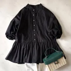ヌキテパ トゥモローランド ギャザーコンビブラウス neQuittezpas