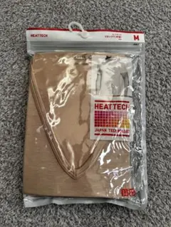 ユニクロ　ヒートテックHEATTECH VネックT（半袖） M ベージュ