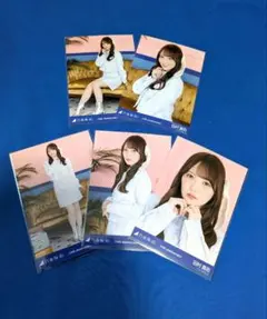 乃木坂46 生写真 田村真佑 14周年記念 アニバーサリー 5種コンプ 美品