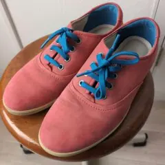 ECCO エコー スエード スニーカー 39（24.5〜25cm） ピンク×青のサムネイル