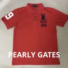 PEARLY GATES 半袖ポロシャツ レッド 5サイズのサムネイル