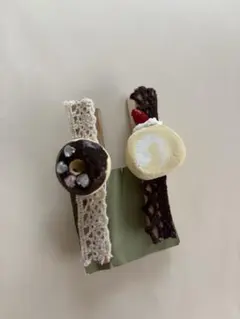 ハンドメイド クリップ 2個セット