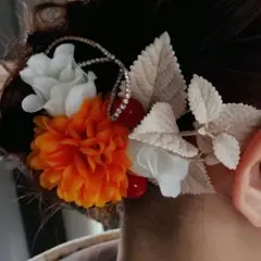 ヘアーアクセサリー 成人式 卒業式 結婚式 七五三 パーティー ５点セット