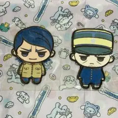 ゴールデンカムイ　セガラッキーくじ B賞　フェルトバッジ　鯉登音之進　月島基