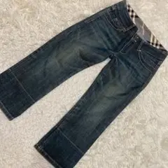 BURBERRY BLUE LABEL デニム インディゴブルー 25 チェック