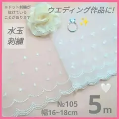 №105　チュールレース