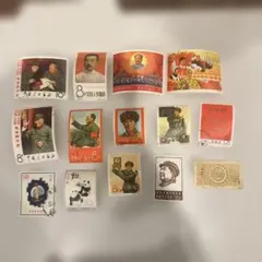 中国切手　人民郵政　毛沢東　共産党　切手