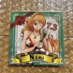 ワンピース　ナミ　バースデー　ステッカー