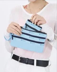 【新品 未開封】LeSportsac ひとりっぷ　ポーチ　ヒョウガ　大小セット