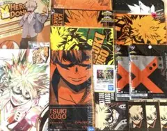僕のヒーローアカデミア　爆豪勝己　クリアファイル　タオル　サコッシュ　15点C