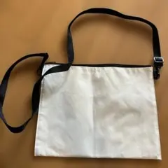 資生堂 付録 ホワイトキャンバスショルダーバッグ