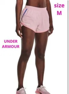 アンダーアーマーレディースMランニングパンツショートパンツインナーショーツ付き
