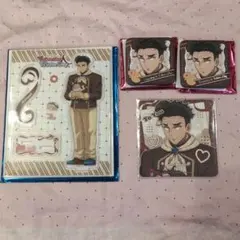 鬼滅の刃 バレンタイン 悲鳴嶼行冥 アクリルスタンド 缶バッジ　コースター