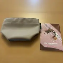 Hervé Chapelier ベージュ ポーチ