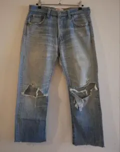 DENIM & DUNGAREE ベルト付きデニムパンツ ☆150 - メルカリ