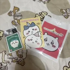 ちいかわ ステッカー　誕生日デザインカード付き