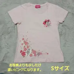 東京ディズニーリゾート ミニーマウス Tシャツ Sサイズ ピンク