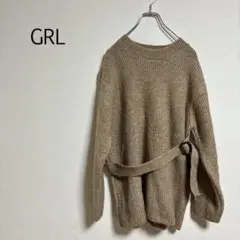 b0036【グレイル】ニットセーター 長袖 トップス Ｍ