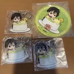 新テニスの王子様 アニメイトカフェ アクリルキーホルダーセット 財前