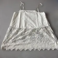 新品】Spick&Span シアースカラレースキャミソール ホワイト - メルカリ