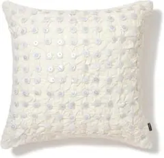 クッションカバー フランフラン Francfranc ホワイト系 新品