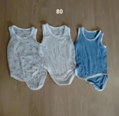 赤ちゃん　ベビー　メッシュ　ボディースーツ　ロンパース　80　まとめ売り
