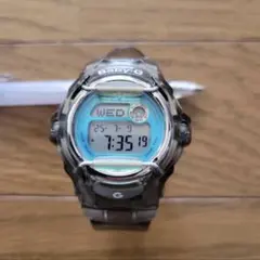 カシオ 腕時計 Baby-G BG-169R クリアブラック USED
