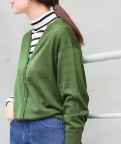 【IENA】ALBA Vネックカーディガン