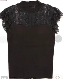 スナイデル SNIDEL パデットレースコンビニットプルオーバー