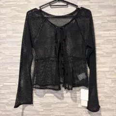 ペプラムメッシュカーディガンのサムネイル