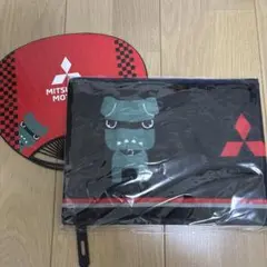 【新品未開封】 三菱自動車岡崎 デリ丸 マフラータオル うちわ　都市対抗野球