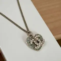 正規品 CHANEL シャネル ネックレス ハート ココマーク 刻印ありのサムネイル