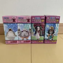 ワンピースワールドコレクタブルフィギュア4点セット