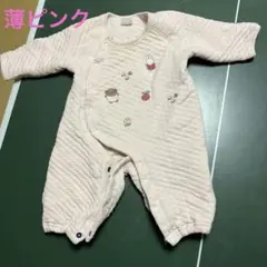 petit mainロンパース 50〜70cm ピンク　ミッフィー