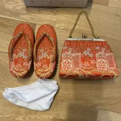 七五三　3歳用　草履・足袋・バッグセット