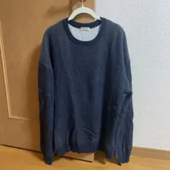 BEAUTY&YOUTH メッシュ編みクルーネックセーター！春物　美品